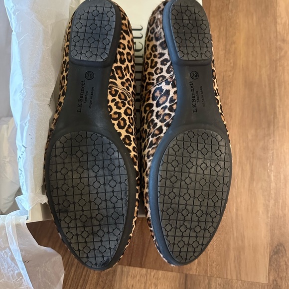 LK Bean Leopard hair on leather loafers size 39 - Picture 3 of 4
